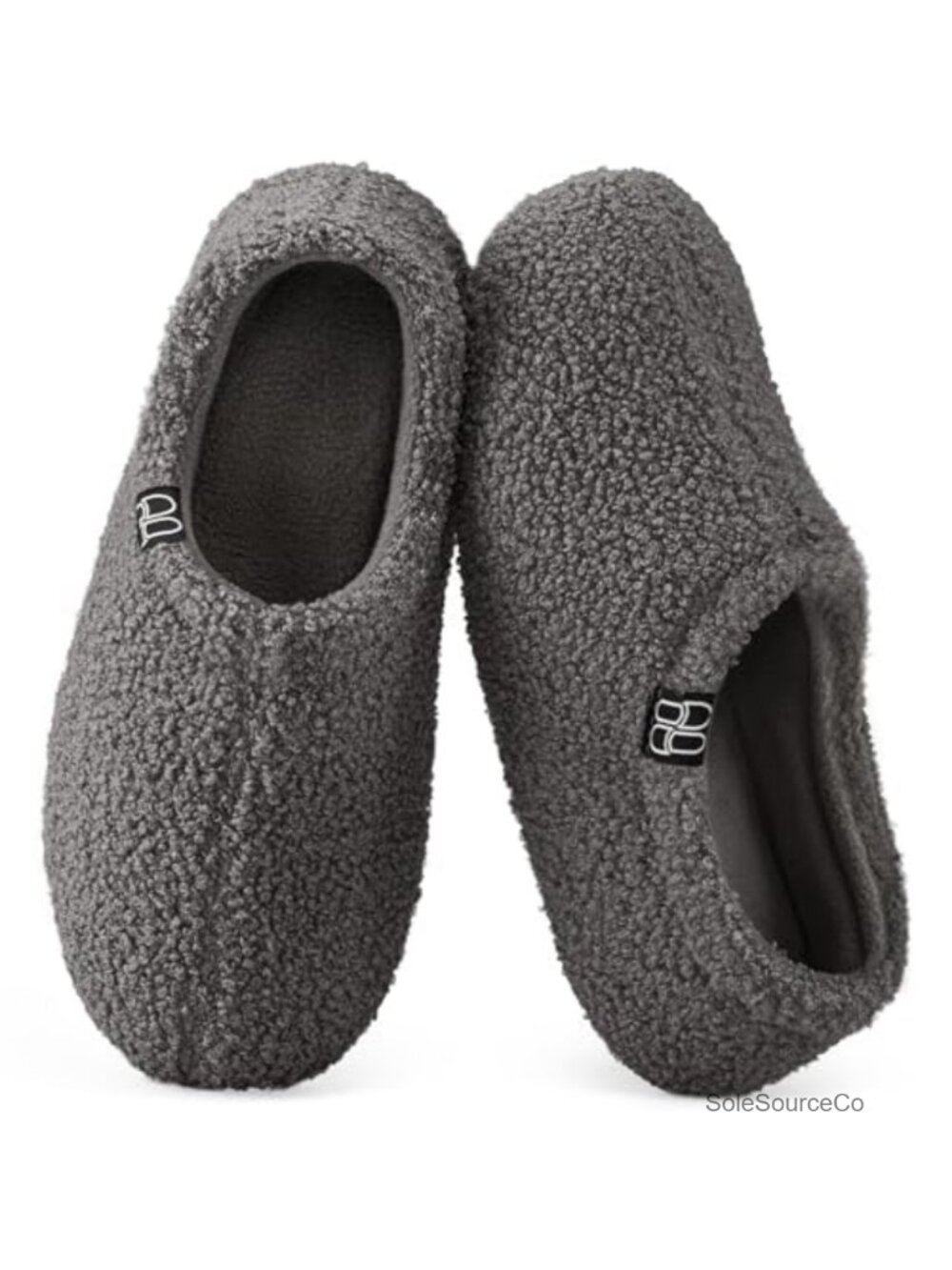 Fuzzy Curly Fur Fleece Lined Memory Foam Loafer Slippers